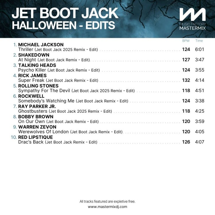 Mastermix - Jet Boot Jack Remixes, Halloween (Edits) 2025 (back).jpg